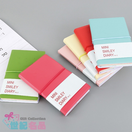 糖果色隋身筆記本